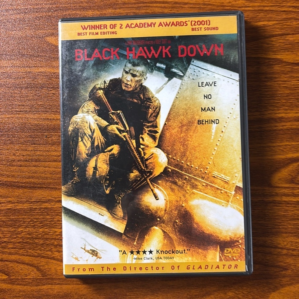 Black Hawk Down Movie Josh Hartnett Ewan McGregor Action‎ War DVD Video